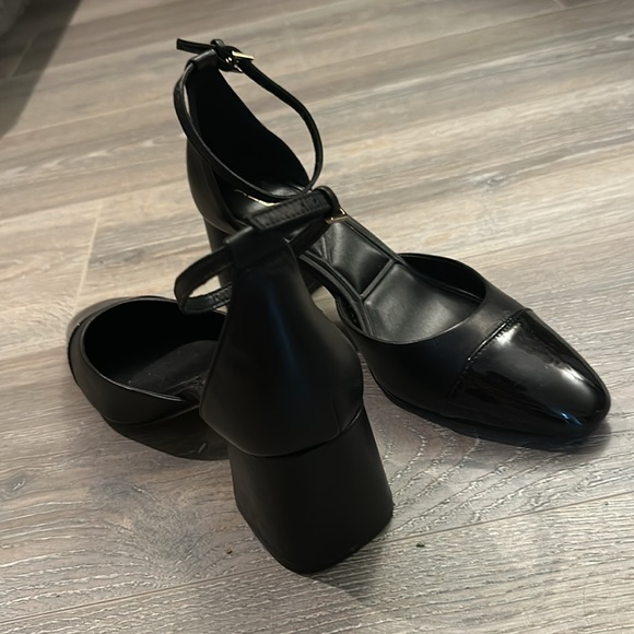 ALDO patent toe black block heels - Picture 4 of 5